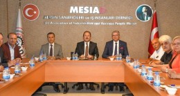 VALİ ALİ HAMZA PEHLİVAN, MERSİN SANAYİCİLERİ VE İŞ İNSANLARI DERNEĞİ’Nİ ZİYARET ETTİ