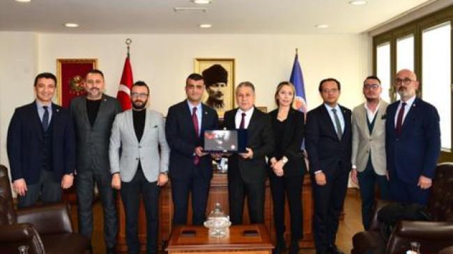 Mersin Baro Başkanı Av. Gazi Özdemir’den,Mersin Üniversitesi Rektörüne Ziyaret