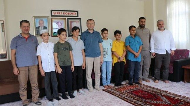 Tarsus Merkez Hafızlık Erkek Yatılı Kuran Kursu Hafızlarımıza Müftü Ali Can’dan Veda Ziyareti