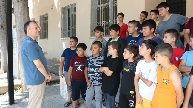Müftü’den “Yazımda Kardeşlik Var” Gençlik Kampına Veda Ziyareti