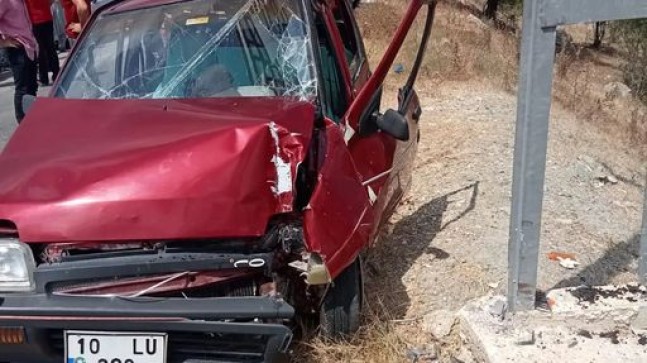 Tarsus’ta Kaza..1 Kişi Yaralandı