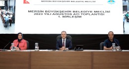 Mersin Büyükşehir Belediye Meclisi’nin Ağustos Ayı 1. Birleşimi Gerçekleştirildi