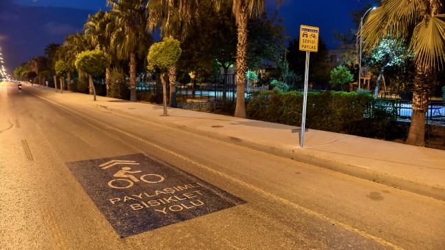 Büyükşehir, ‘Paylaşımlı Bisiklet Yolu’ Uygulamasına Başladı