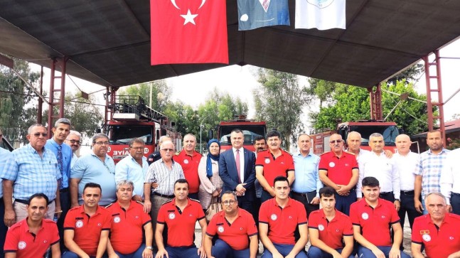 Tarsus Kaymakamı Kadir Sertel OTCU, İtfaiyecilik Haftası’nda Tarsus İtfaiye Grup Amirliği’ni Ziyaret Etti