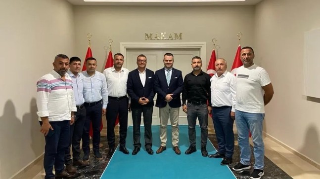 MHP Tarsus İlçe Başkanı Fatih Yıldırım ve Yönetim Kurulu Üyeleri, Kaymakam Kadir Sertel OTCU’yu Ziyaret Etti