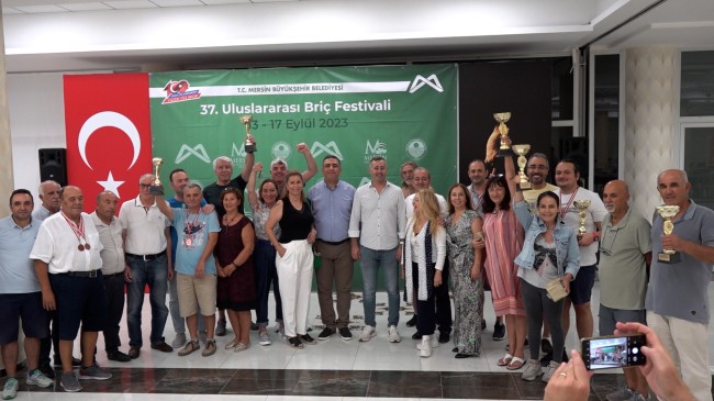 37. Uluslararası Mersin Briç Festivali Ödül Töreniyle Son Buldu