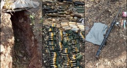 Irak’ın Kuzeyinde Terör Örgütü PKK’ya Ait Silah ve Mühimmat Ele Geçirildi
