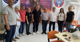 Atatürkçü Düşünce Derneği Adana ve Tarsus Şube Yönetim Kurulu Üyeleri, Eğitim İş Tarsus Şubesini Ziyaret Etti