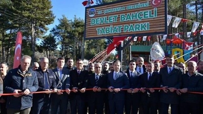 “DEVLET BAHÇELİ TABİAT PARKI” AÇILDI