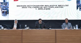 Mersin Büyükşehir Meclisi’nin Aralık Ayı 1. Birleşimi Gerçekleşti