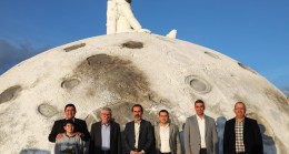 Ali Ekber Yıldırım ve İrfan Donat, Mersin Büyükşehir’in ‘Mercan 100. Yıl İklim ve Çevre Bilim Merkezi’ni Gezdi