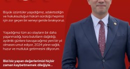 CHP MERSİN MİLLETVEKİLİ VE GRUP BAŞKANVEKİLİ ALİ MAHİR BAŞARIR’IN YENİ YIL MESAJI