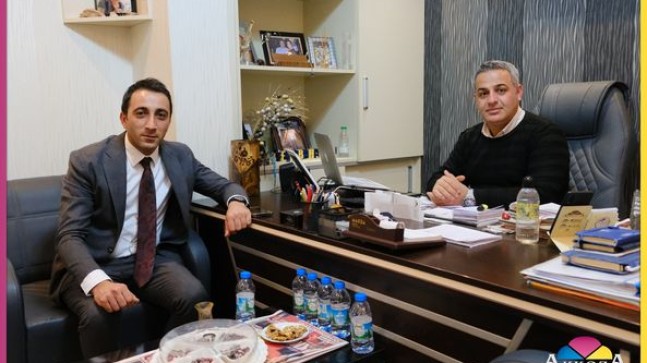 MHP Çamlıyayla Belediye Başkan Adayı Ali Rıza Genç, Akkoza Medya Grubu’nu Ziyaret Etti