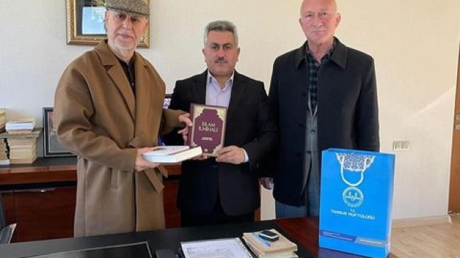 Tarsus Müftüsü Murat Akçay’dan, Ticaret Borsası Meclis Başkanı Murat Kaya’ya Ziyaret