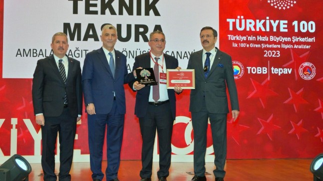 Türkiye’nin En Hızlı Büyüyen 100 Şirketi Açıklandı… Tarsus Teknik Masura Fabrikası 55. Sırada Yer Aldı