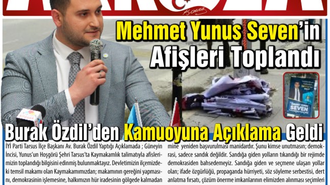 Mehmet Yunus Seven’in Afişleri Toplandı… Burak Özdil’den Kamuoyuna Açıklama Geldi