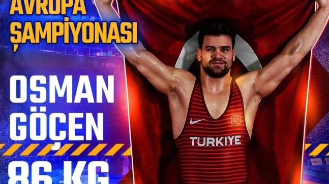 Tarsus’lu Sporcumuz Osman Göçen, Avrupa Şampiyonası’nda Bronz Madalya Kazandı