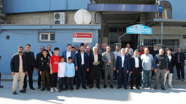 HÜDA PAR Tarsus Belediye Başkan Adayı Aslan Esnaf Ziyaretlerini Sürdürüyor