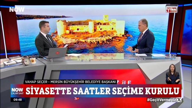 Başkan Seçer, NOW TV’de İlker Karagöz’e Konuştu