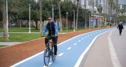 Mersin Büyükşehir Belediyesi Bisiklet ve Koşu Yollarını Yeniledi