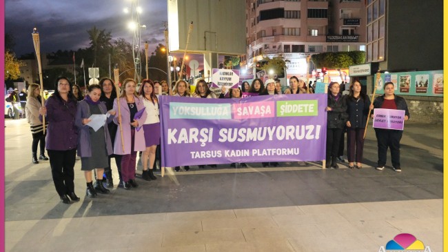 Tarsus Kadın Platformu :””ARTIK YETER!”