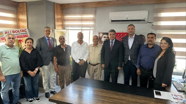Cengiz Gökçel’den CHP Tarsus İlçe Başkanlığına Hayırlı Olsun Ziyareti
