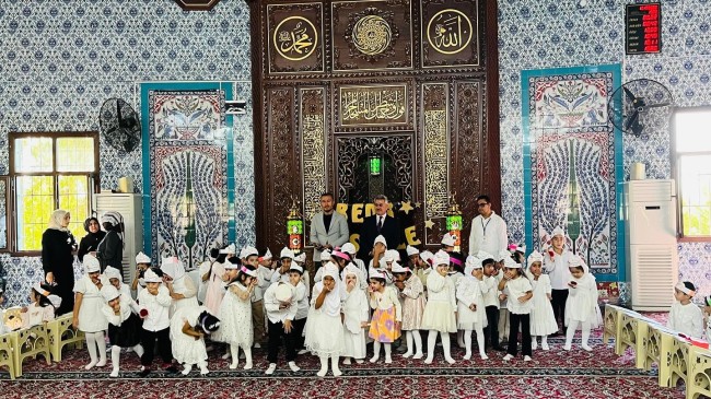 Buharalı Abdullah Efendi Camii’nde Bed-i Besmele Programı Düzenlendi