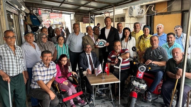 TSD Tarsus Şubesinden CHP İlçe Başkanlığına Hayırlı Olsun Ziyareti