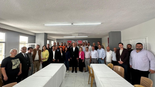 Muhtarlardan CHP Tarsus İlçe Örgütüne Hayırlı Olsun Ziyareti